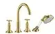 AXOR-HG-AXOR-Montreux-4-Loch-Fliesenrandarmatur-mit-Kreuzgriffen-Brushed-Brass-16544950 gallery number 1